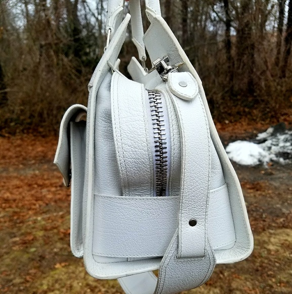 ☆Flash Sale 2 Hours☆ Proenza Schouler  PS13 White Leather Satchel - Picture 5 of 9